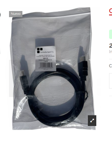Cable HDMI macho-macho 1.5 metros 1.4