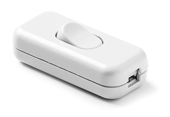 Interruptor Paso 2P 2A 250V Blanco