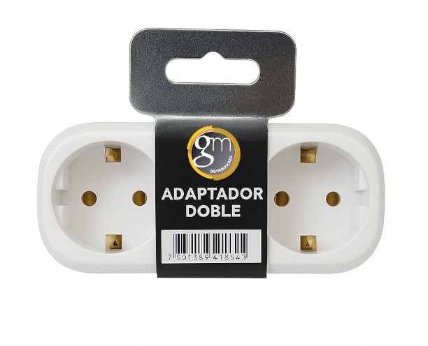 Ladrón recto doble (10unidades caja)