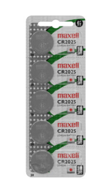 Pila Botón CR2025 E-Blister 5 Pcs MXL
